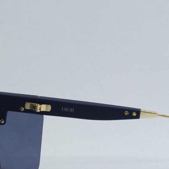 NEW DIOR DIORCLUB M1U 31B7 GOLD BLUE SUNGLASSES - Picture 7 of 13
